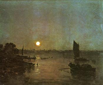 約瑟夫 瑪羅德 威廉 透納 Moonlight, A Study at Millbank